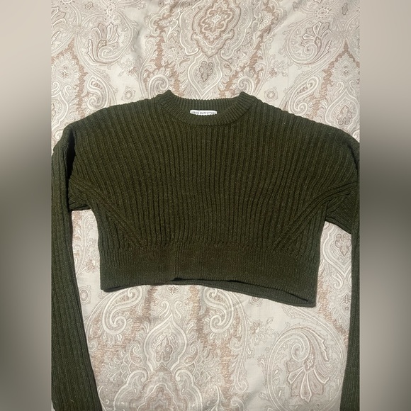 Cropped knit sweater - Picture 2 of 2